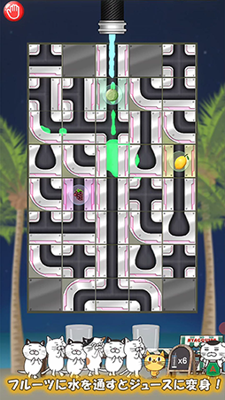 画像ギャラリー No.004のサムネイル画像 / 新作パズルゲーム「猫のジュースパニック」,iOSとAndroid向けに配信予定