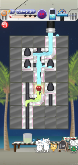 画像ギャラリー No.003のサムネイル画像 / パズルゲーム「猫のジュースパニック」が本日配信開始