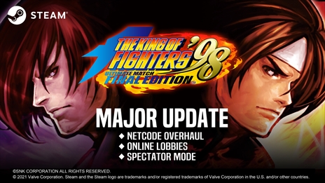 画像ギャラリー No.003のサムネイル画像 / PC版「KOF ’98 UM FINAL EDITION」,大型アップデートによってオンライン対戦モードが快適に。ロビーと観戦モードも実装