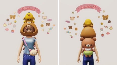 画像ギャラリー No.005のサムネイル画像 / リラックマの公式ゲームが「Roblox」に登場。パーティーアクション「リラックマのおやつハント」，本日リリース