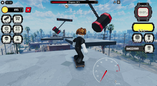 画像ギャラリー No.015のサムネイル画像 / 「Roblox」内に「G-SHOCK」の公式ワールドがオープン。実物と遜色ない腕時計型デジタルアクセサリーや,タフなスケートボード障害物レースを楽しめる