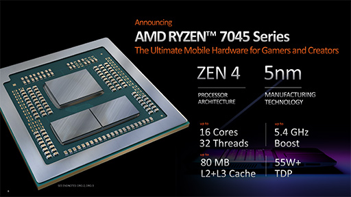画像ギャラリー No.008のサムネイル画像 / ノートPC向けRyzenや3D V-Cache版Ryzenの正体とは？　AMDの講演で明らかにされなかった新CPUと新GPUの詳細が判明