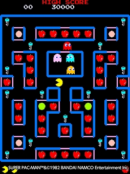 画像ギャラリー No.001のサムネイル画像 / 「アーケードアーカイブス スーパーパックマン」がPS4/Switch向けに本日配信開始