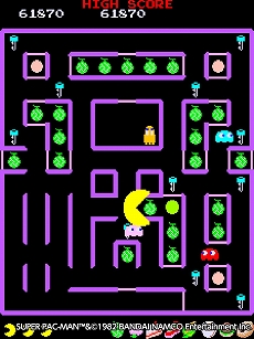 画像ギャラリー No.006のサムネイル画像 / 「アーケードアーカイブス スーパーパックマン」がPS4/Switch向けに本日配信開始