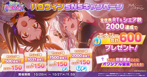 画像ギャラリー No.012のサムネイル画像 / 「アリスフィクション」で“スイートハロウィンキャンペーン”第1弾開催。限定キャラクターやワールドメモリーが手に入る