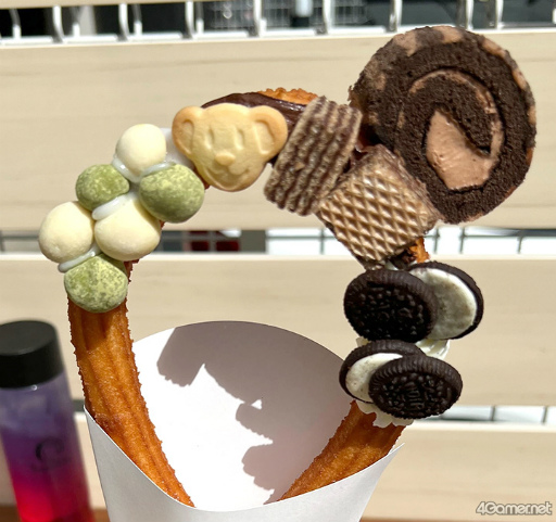 画像ギャラリー No.009のサムネイル画像 / coly運営の飲食ブランド1号店 「SugarDia原宿」レポート。食感がくせになるチュロリングや映えるドリンクを堪能！