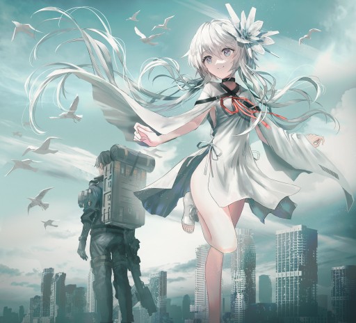 画像ギャラリー No.001のサムネイル画像 / Key新作「終のステラ」の最新イラストが公開。田中ロミオ氏とSWAV氏のタッグで贈る，ノベルゲームの期待作