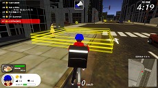 画像ギャラリー No.003のサムネイル画像 / Switch版「フードデリバリーバトル」が2月3日に発売へ。メガホンからミサイルまで，あらゆる手段を駆使して1位を目指す配達アクション