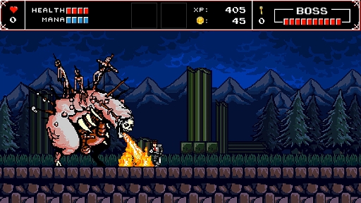 画像ギャラリー No.007のサムネイル画像 / PS4/Switch「Infernax」本日配信。悪魔や野獣たちから故国を救うために奮闘する,レトロ風のドット絵やサウンドが特徴のアクションADV