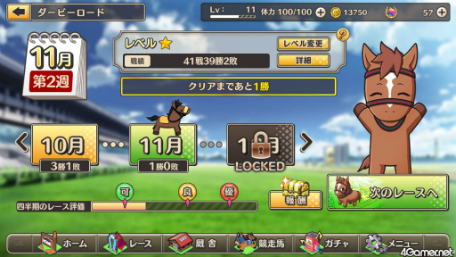 画像ギャラリー No.017のサムネイル画像 / 「競馬伝説PRIDE」プレイレポート。ややこしい操作なしで,新旧のレジェンドホースたちを愛馬に最強の厩舎を目指そう!