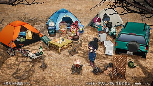 画像ギャラリー No.009のサムネイル画像 / 「ゆるキャン△ スマートフォンゲーム(仮)」の最新情報解禁。キャンプの様子を見られるホーム画面や登場キャラのビジュアルなどが明らかに