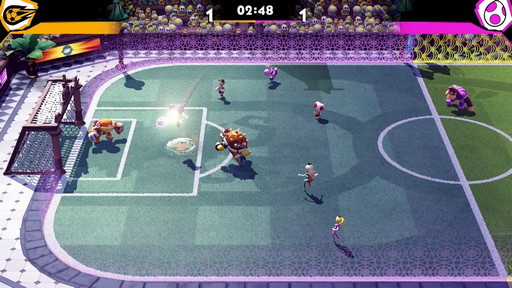 画像ギャラリー No.002のサムネイル画像 / マリオ達が活躍する格闘サッカー「マリオストライカーズ バトルリーグ」が6月10日に発売