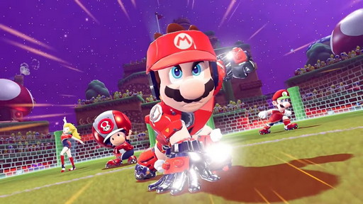 画像ギャラリー No.005のサムネイル画像 / マリオ達が活躍する格闘サッカー「マリオストライカーズ バトルリーグ」が6月10日に発売