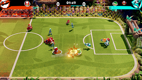 画像ギャラリー No.016のサムネイル画像 / マリオ達が活躍する格闘サッカー「マリオストライカーズ バトルリーグ」が6月10日に発売