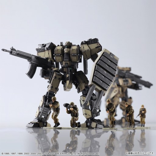 画像ギャラリー No.003のサムネイル画像 / 強盾，法春，メレディン，レクソンの全4種BOXが登場。「FRONT MISSION“STRUCTURE ARTS”」の第5弾が10月に発売決定