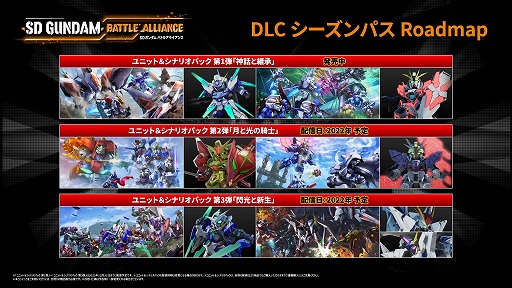 画像ギャラリー No.022のサムネイル画像 / 「SDガンダム バトルアライアンス」,DLC第2弾を9月29日にリリース。第3弾までに収録される新コンテンツを紹介するPVが公開に