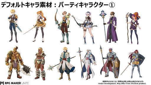 画像ギャラリー No.010のサムネイル画像 / RPG制作ツール「RPG Maker Unite」,4月6日よりUnity Asset Storeにて先行販売決定。早期購入特典でDLCアセットプレゼントも実施