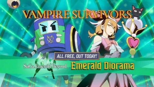 画像ギャラリー No.002のサムネイル画像 / ヴァンサバ×サガ！　「Vampire Survivors」の「サガ エメラルド ビヨンド」コラボDLCが“さっそく”配信