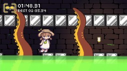 画像ギャラリー No.004のサムネイル画像 / Steam/Switch「スーパーナナル」が2022年3月中にリリース。パン屋さんの少女が主人公の新作ラン&ジャンプアクション