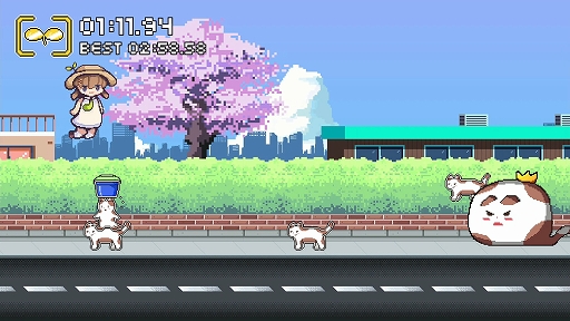 画像ギャラリー No.009のサムネイル画像 / PC/Switch「スーパーナナル」の発売日が3月24日に決定。パン屋さんの少女が町の平和を取り戻すために冒険するラン&ジャンプアクション