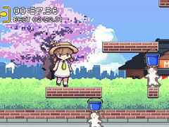 PC/Switch「スーパーナナル」本日配信。パン屋さんの少女が奪われたパンを取り戻すために冒険するラン＆ジャンプアクション