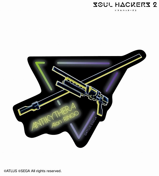 画像ギャラリー No.004のサムネイル画像 / トレーディング缶バッジやTシャツなど「ソウルハッカーズ2」のグッズ6種類の受注が開始に