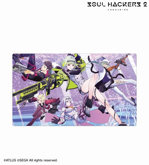 画像ギャラリー No.008のサムネイル画像 / トレーディング缶バッジやTシャツなど「ソウルハッカーズ2」のグッズ6種類の受注が開始に