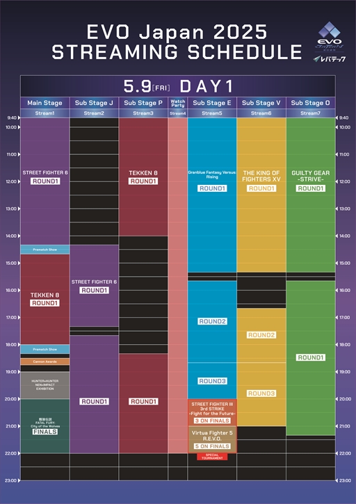 画像ギャラリー No.003のサムネイル画像 / ［EVO Japan］世界最大級の格闘ゲームイベント「EVO Japan 2025」本日開幕。タイムテーブルと配信スケジュールをチェック