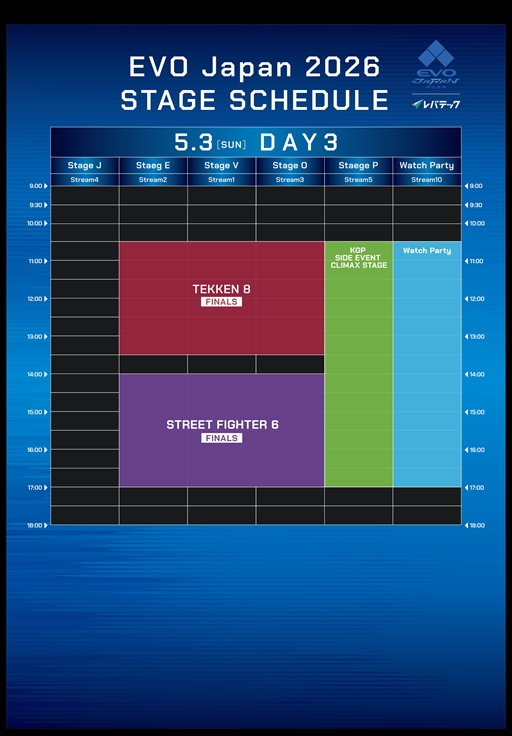 画像ギャラリー No.031のサムネイル画像 / ［EVO Japan］格ゲーマーの祭典「EVO Japan 2026」本日開幕。タイムテーブルと配信スケジュールをチェック