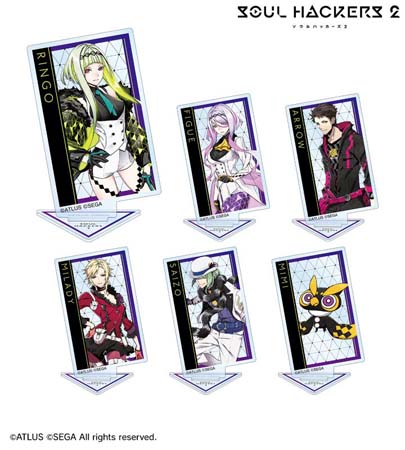 画像ギャラリー No.002のサムネイル画像 / 「ソウルハッカーズ2」，トレーディングアクリルスタンドなどオリジナルグッズが登場。AMNIBUSにて受注を開始