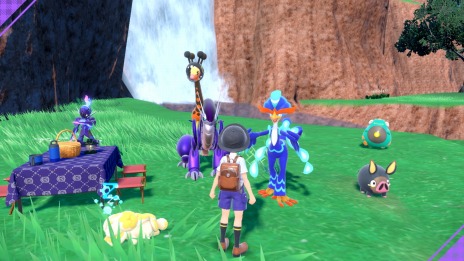 画像ギャラリー No.021のサムネイル画像 / 「ポケットモンスター スカーレット・バイオレット」ポケモン1000種類突破記念の映像が公開に。1000番目のポケモン“サーフゴー”登場