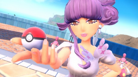 画像ギャラリー No.045のサムネイル画像 / 「ポケットモンスター スカーレット・バイオレット」ポケモン1000種類突破記念の映像が公開に。1000番目のポケモン“サーフゴー”登場