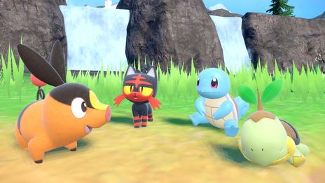 画像ギャラリー No.008のサムネイル画像 / 「ポケモン スカーレット・バイオレット」，追加DLC「ゼロの秘宝 後編・藍の円盤」の最新情報を公開。歴代のパートナーポケモンが登場