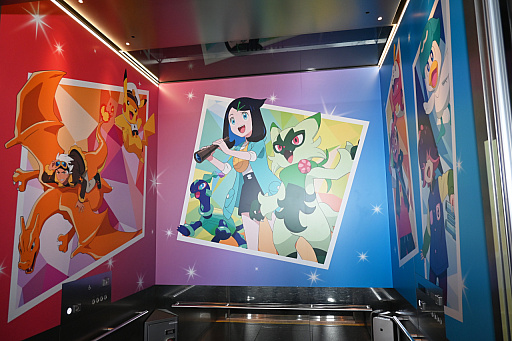 画像ギャラリー No.003のサムネイル画像 / 本日開催！　TVアニメ「ポケモン」×「東京スカイツリー」コラボ内覧会レポート。リコやロイ，ポケモンたちが展望台でお出迎え