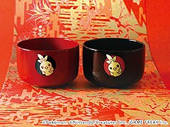 ポケモンと伝統技法が融合した漆器椀第2弾が登場。アチャモの小椀とピカチュウの汁椀をラインナップに追加