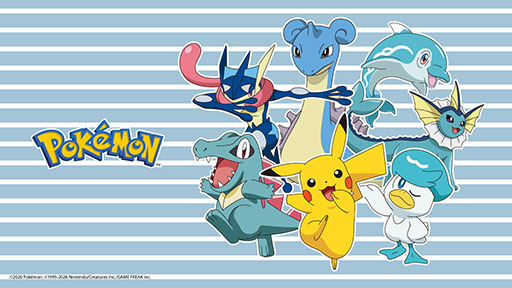 画像ギャラリー No.001のサムネイル画像 / GUとポケモンのコラボコレクションが5月22日に発売。「夏の海」をテーマにTシャツやハーフパンツなどをラインナップ