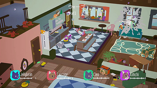 画像ギャラリー No.007のサムネイル画像 / ネコ大乱闘ゲーム「暴れん坊ニャンコ」(Fisti-Fluffs)Switch版の配信が本日スタート。Steam版の大型アップデートも