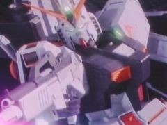 「GUNDAM EVOLUTION」の3D映像がクロス新宿ビジョンで上映中。原作劇中さながらの，νガンダムとサザビーの戦いを描く映像をチェック