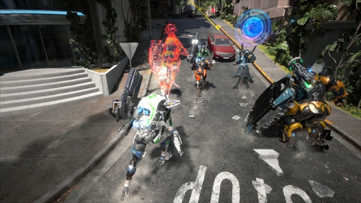 画像ギャラリー No.009のサムネイル画像 / ［インタビュー］「エグゾプライマル」はカプコンになかったアクションに挑戦した意欲作。開発のキーマン3人に気になる質問をぶつけてきた