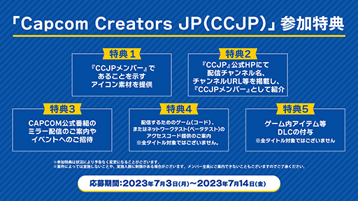 画像ギャラリー No.003のサムネイル画像 / カプコン,動画クリエイターと共に同社タイトルの魅力を発信するプロジェクト「Capcom Creators JP」を始動。最初のクリエイター募集を開始