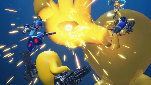 画像ギャラリー No.002のサムネイル画像 / 「エグゾプライマル」,イエローデビルが登場する「ロックマン」とのコラボミッション情報や,新たなゲームモードなどの詳細を公開