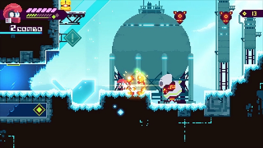画像ギャラリー No.006のサムネイル画像 / Switch「トランシルビィ」が4月28日に配信決定。サイボーグの少女が巨大な次元大陸の調査に乗り出す探索型2Dアクション