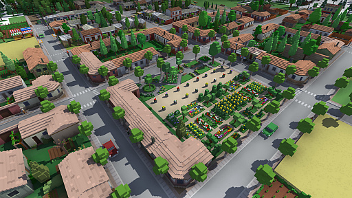 画像ギャラリー No.002のサムネイル画像 / 「Urbek City Builder」のデモ版がSteamで公開に。レゴで作ったような景観が特徴となるユニークな都市建設シム