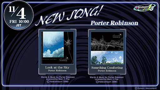 画像ギャラリー No.001のサムネイル画像 / 「DanceDanceRevolution A3」,ポーター・ロビンソンさんの楽曲“Look at the Sky”と“Something Comforting ”を追加