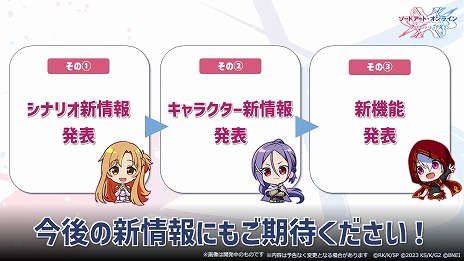 画像ギャラリー No.012のサムネイル画像 / 「SAO ヴァリアント・ショウダウン」メインシナリオのリニューアル＆フルボイス化が決定。新主題歌はASCAさんが歌う「最前線」