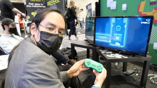 画像ギャラリー No.002のサムネイル画像 / ［GDC 2022］コスタリカ生まれの新作「Planet Cube: Edge」を紹介。初代GB風のグラフィックスが目を惹くプラットフォームアクション