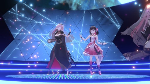 画像ギャラリー No.009のサムネイル画像 / 「ホロアース」内で開催された“AZKi × Mori Calliopeプロトライブ”をレポート。メタバース内ライブイベントに，新たなエンタメの可能性を見た