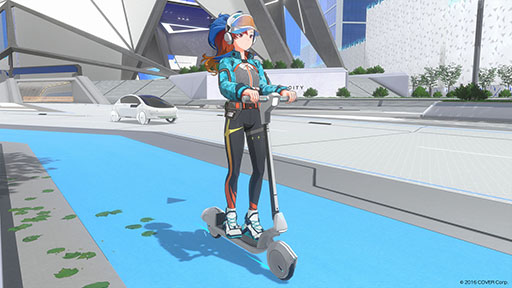 画像ギャラリー No.002のサムネイル画像 / 「ホロアース」にライドアイテム「電動スクーター」や新エリア「マイスペース」を実装。8月15日実施予定のアップデート内容が明らかに