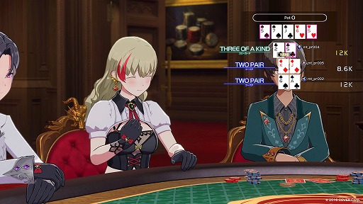 画像ギャラリー No.007のサムネイル画像 / 「ホロアース」,気軽にポーカーを遊べる期間限定ルームを11月15日から18日まで公開。ポーカーの雰囲気にあった衣装も登場