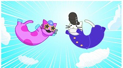 画像ギャラリー No.005のサムネイル画像 / TVアニメ「Nyaaaanvy」5月25日からテレビ東京で放送開始。猫っぽい生き物たちの大乱闘アクションゲームをアニメ化